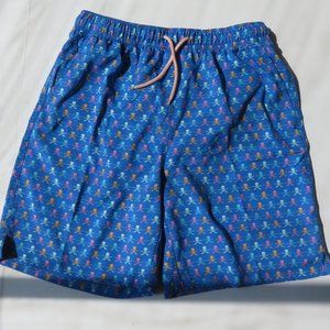 Peter Millar Boys Swim Trunks XL 13 14 Skull